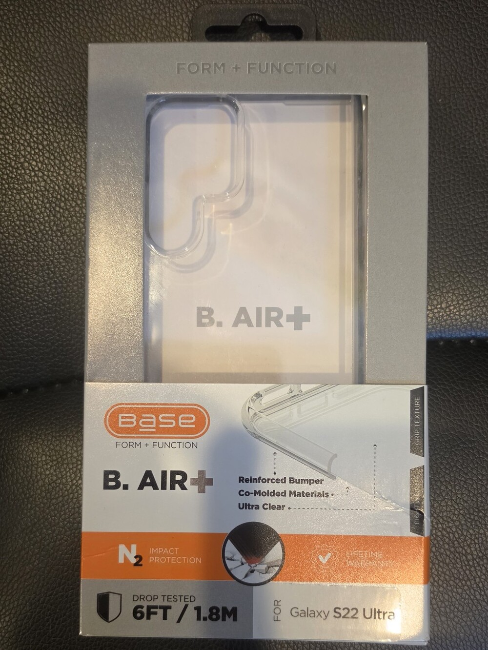 NWT BASE Clear Phone Case For Galaxy S22 Ultra